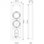 Настенная акустика Monitor Audio Soundframe 2 On Wall White